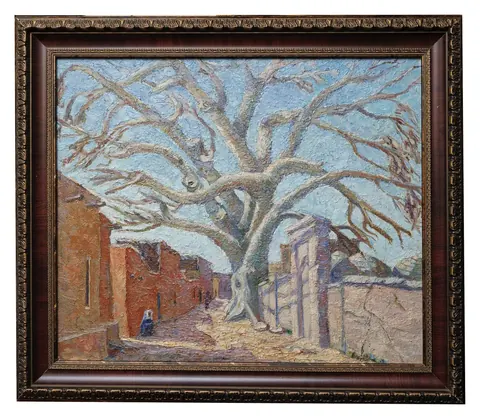 «Песня о карагаче» — Исаев Ю. В., холст, масло, 1976 г., 62×75 см