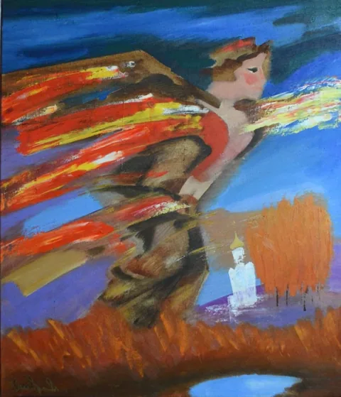 «Никита-Летун» — Саможенов В. Ф., холст, масло, 2002 г., 60×70 см