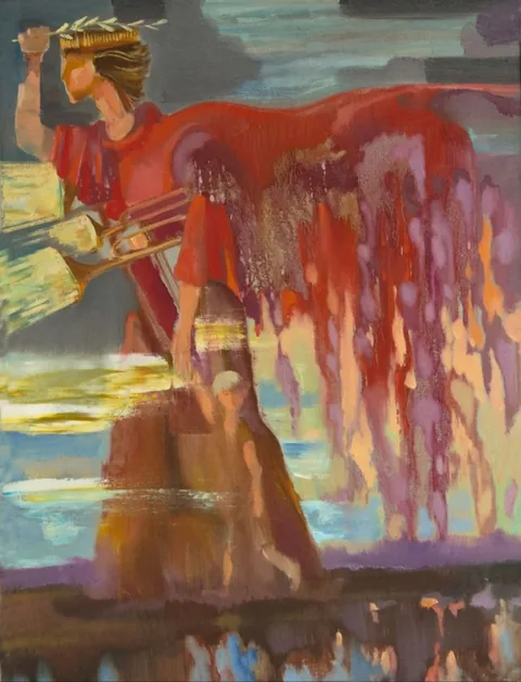 «Победа» — Саможенов В. Ф., холст, масло, 2005 г., 50×65 см
