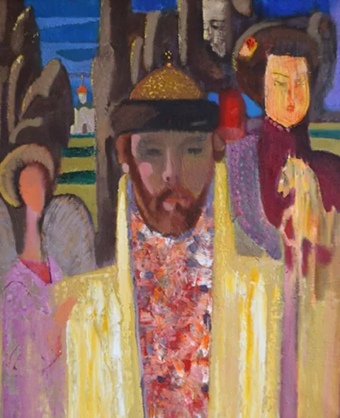 «В некотором царстве» — Саможенов В. Ф., холст, масло, 2006 г., 60×50 см