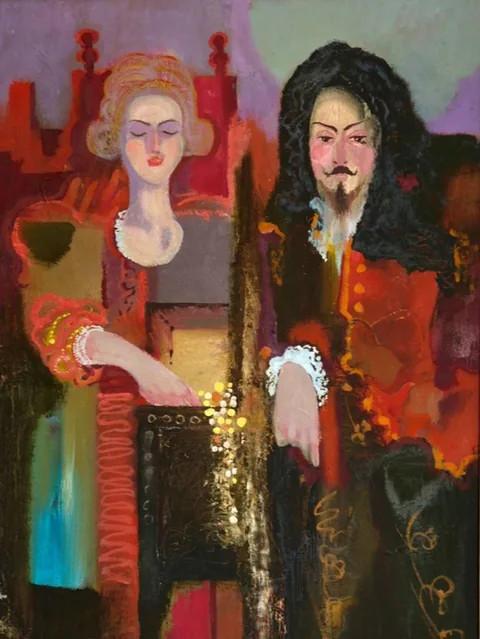 «Золотой ларец» — Саможенов В. Ф., холст, масло, 2004 г., 60×45 см