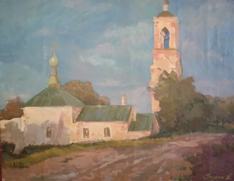 «Мстёра» — Саплин А. П., холст, масло, 1979 г., 50×65 см