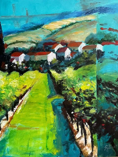 «Прованс» — Акрил, холст 50×50